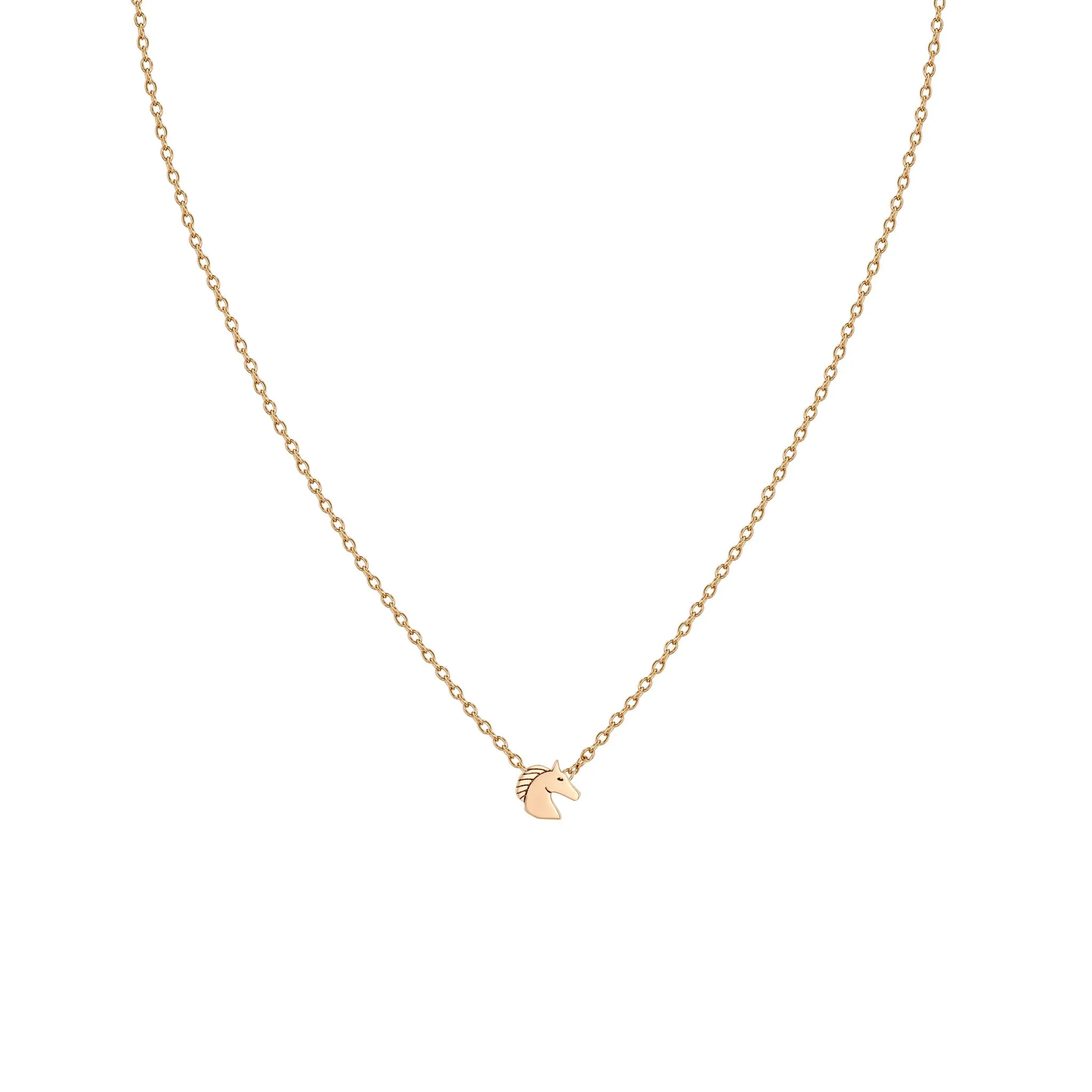 14k Itty Bitty Horse Necklace