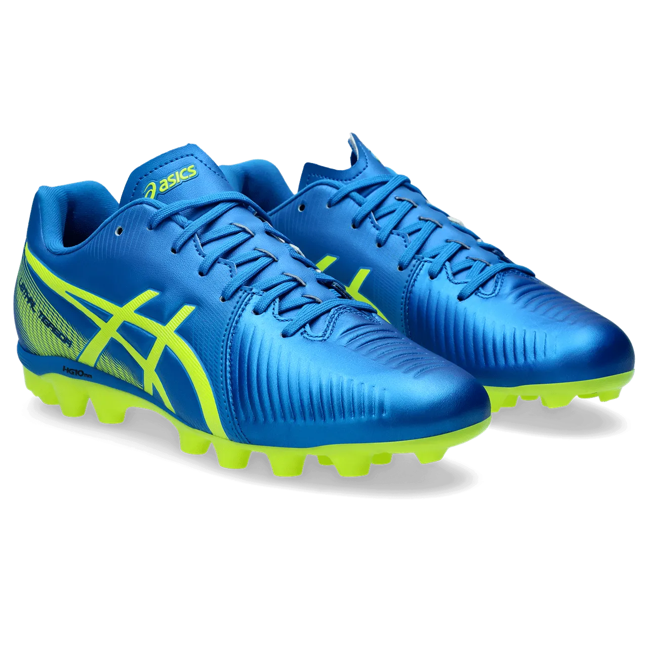 Asics Lethal Tigreor IT 3 FG Junior Football Boot BLUE/SAFTETY YELLOW