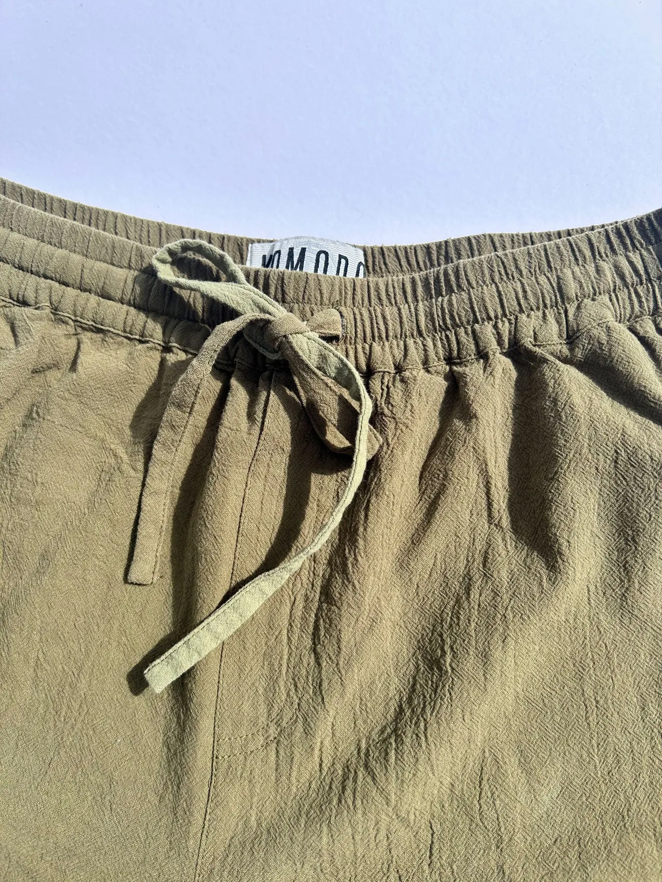 AUGUST - Organic Linen Trouser Khaki