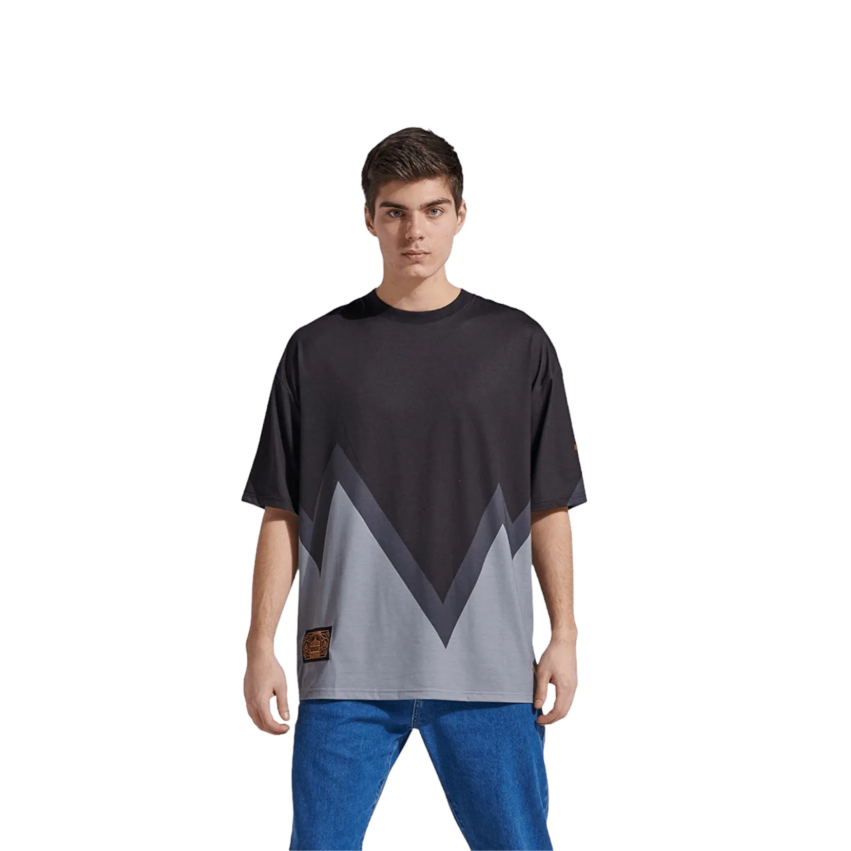 Bench Duomo Rovesciato T-shirt Oversize - Black/Grey