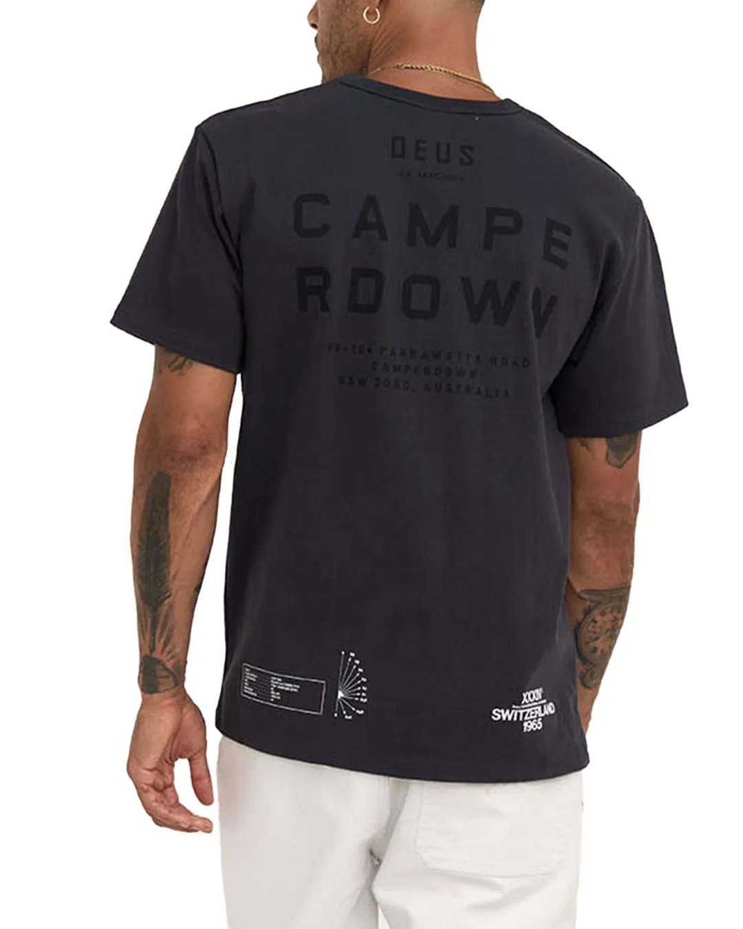 Camperdown Address Tee - Anthracite