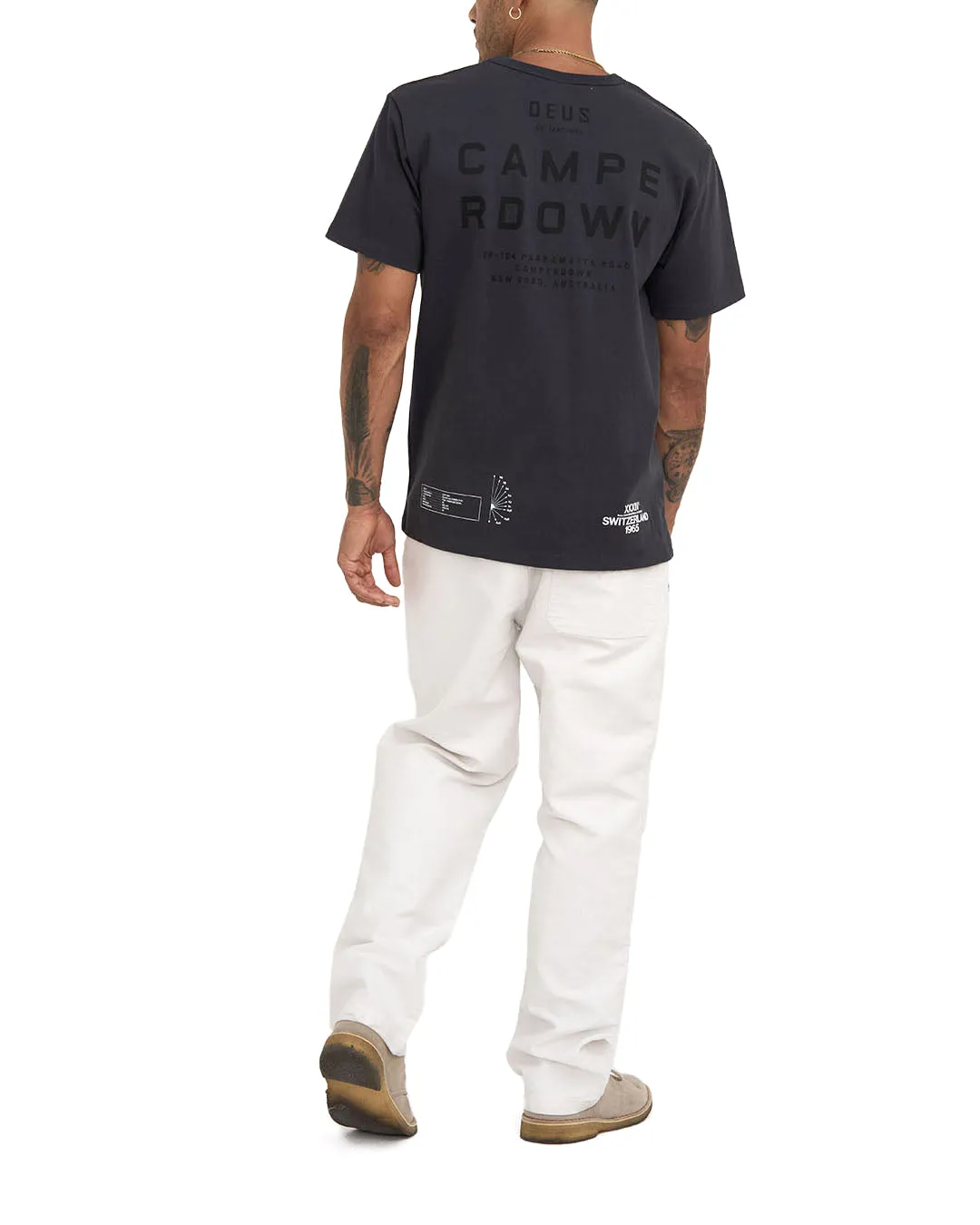 Camperdown Address Tee - Anthracite