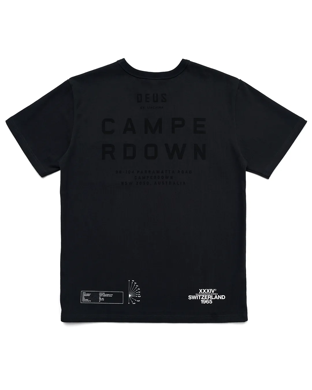 Camperdown Address Tee - Anthracite