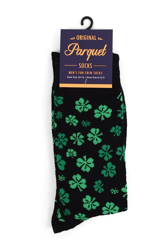 Clover ST. Patty's Day Mens Sock