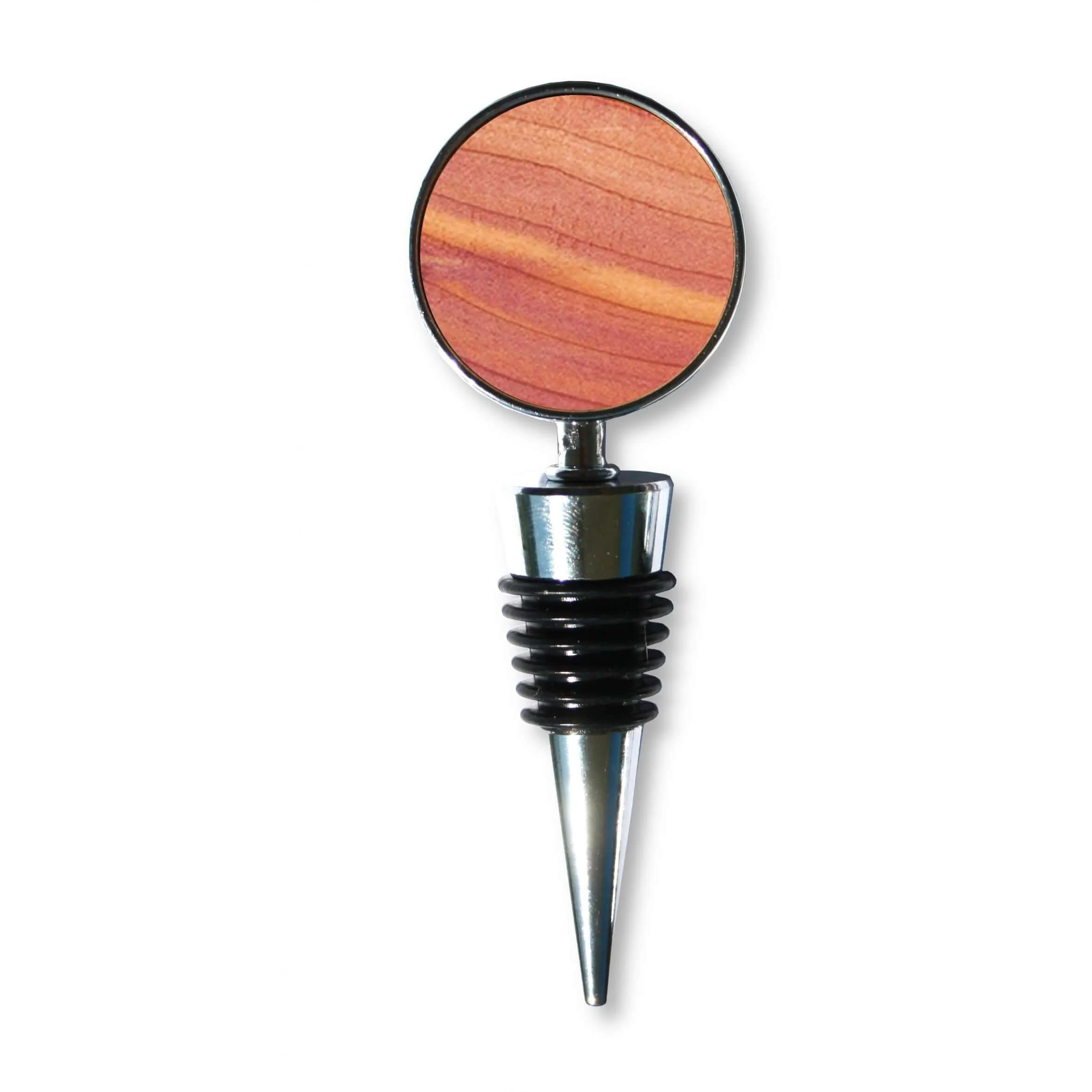 Customizable Cone Wine Bottle Stopper (Trophy Style)