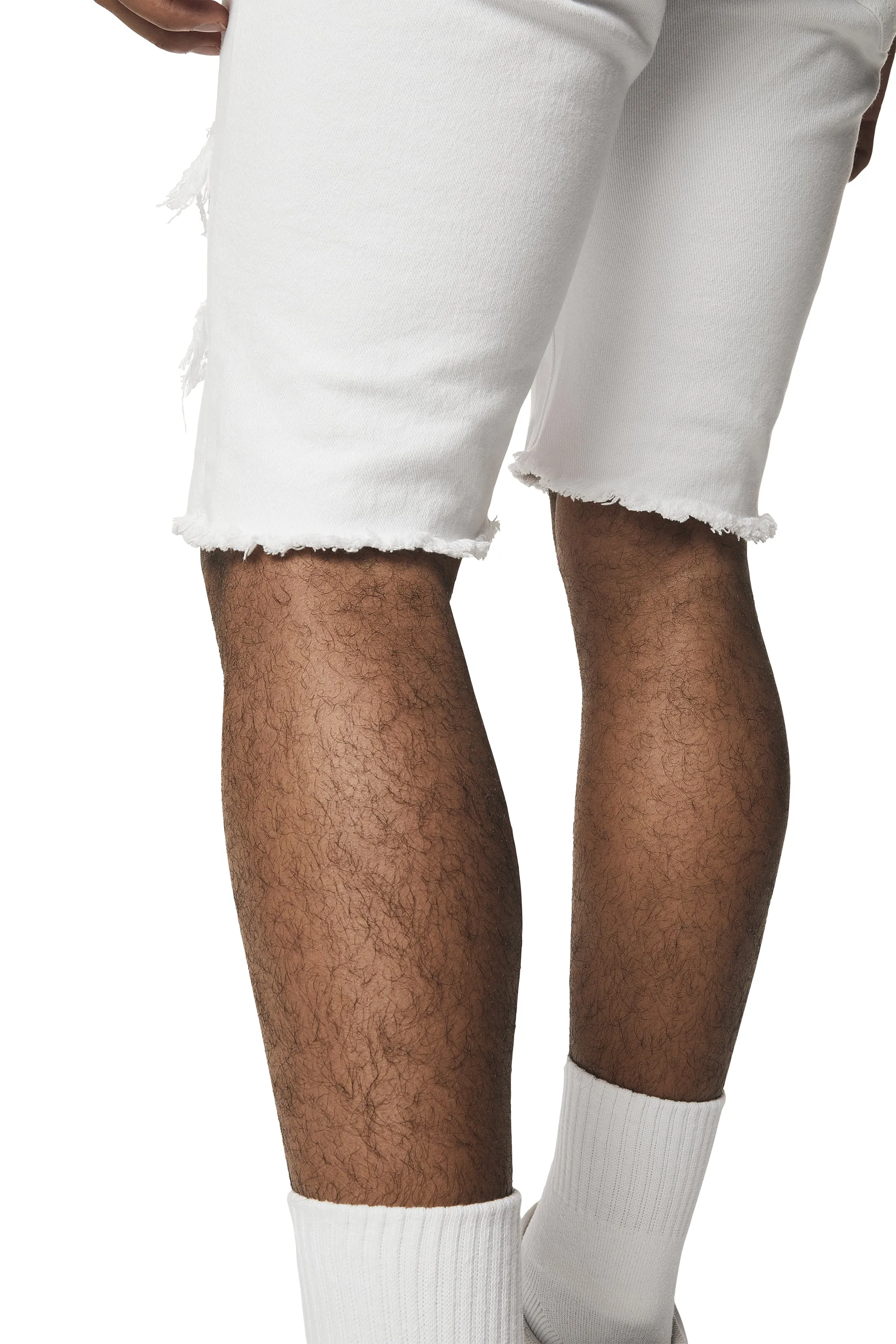 Essential Jean Shorts - White