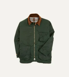 Green Waxed Coverall Jacket