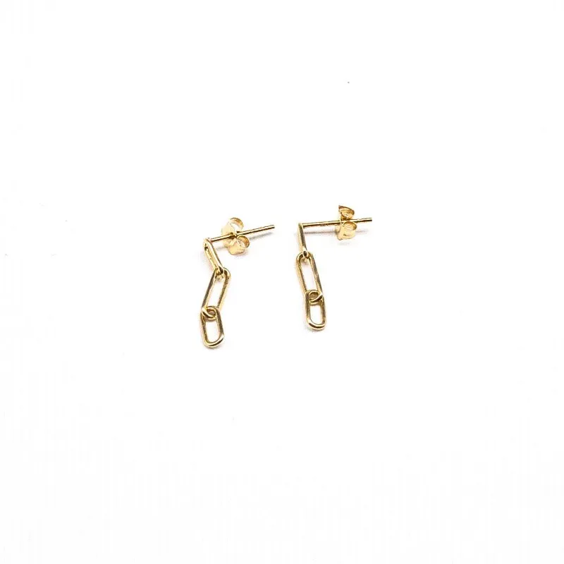 Hanging Paperclip Earrings