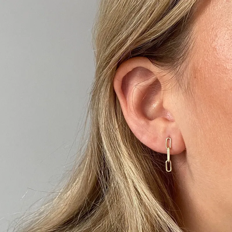 Hanging Paperclip Earrings