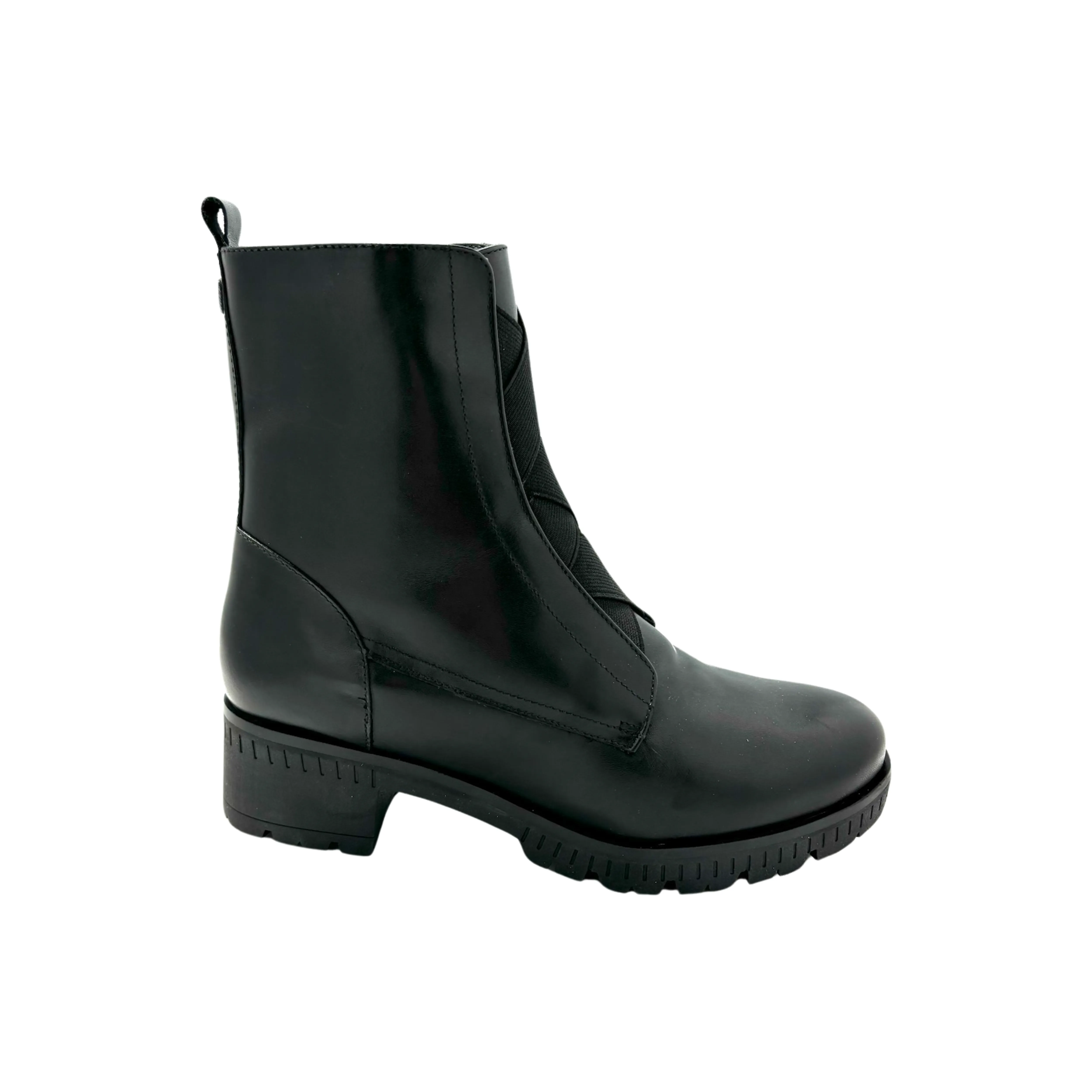 ILANA Black Leather WATERPROOF Boot