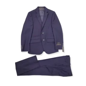 Marc New York Boys Husky Navy Neat Suit WH662