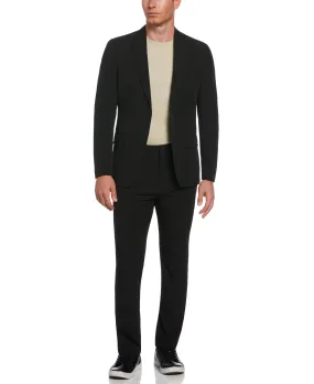 Slim Fit Black Tech Stretch Suit