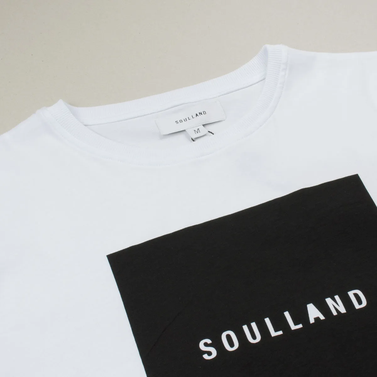 Soulland - Soulsquare T-shirt with Print - White